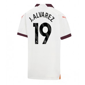Manchester City Julian Alvarez #19 Koszulka Wyjazdowych 2023-24 Krótki Rękaw